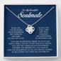 To My Beautiful Soulmate, Love Knot Necklace