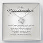 Love Knot Necklace, Gift for Granddaughter from Grandma and Grandpa