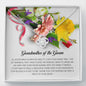 Grandmother of the Groom Gift, Love Knot Necklace