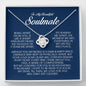 To My Beautiful Soulmate, Love Knot Necklace
