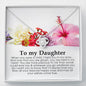 To My Daughter, Love Knot Necklace