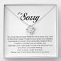 I'm Sorry Gift, Love Knot Necklace