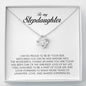 To My Stepdaughter Gift, Love Knot Necklace