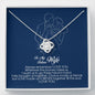 To My Future Wife, Love Knot Necklace
