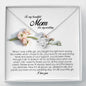 To My Beautiful Mom on my Wedding, Love Knot Necklace