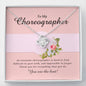 Love Knot Necklace, Choreographer Jewelry Card