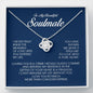 To My Beautiful Soulmate, Love Knot Necklace