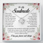 To My Soulmate, Love Knot Necklace