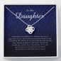 Love Knot Necklace | To My Daughter