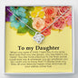 To My Daughter, Love Knot Necklace