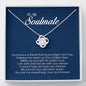 To My Soulmate, Love Knot Necklace
