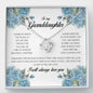 To My Granddaughter, Love Knot Necklace