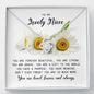 To My Lovely Niece, Love Knot Necklace