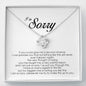 I'm Sorry Gift, Love Knot Necklace