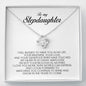 To My Stepdaughter Gift, Love Knot Necklace