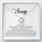 I'm Sorry Gift For Her, Love Knot Necklace