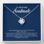 To My Beautiful Soulmate, Love Knot Necklace