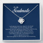To My Soulmate, Love Knot Necklace