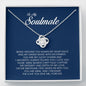 To My Soulmate, Love Knot Necklace