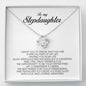 To My Stepdaughter Gift, Love Knot Necklace