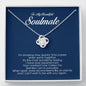 To My Beautiful Soulmate, Love Knot Necklace