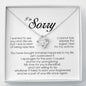 I'm Sorry Gift, Love Knot Necklace