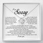 I'm Sorry Gift, Love Knot Necklace