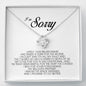 I'm Sorry Gift For Her, Love Knot Necklace