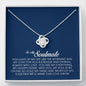 To My Soulmate, Love Knot Necklace