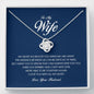 To My Wife, Love Knot Necklace