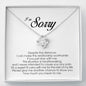 I'm Sorry Gift For Her, Love Knot Necklace
