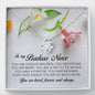 To My Badass Niece, Love Knot Necklace