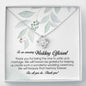 To an Amazing Wedding Officiant, Love Knot Necklace