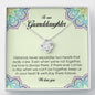 To Our Granddaughter, Love Knot Necklace
