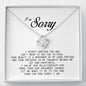 I'm Sorry Gift For Her, Love Knot Necklace