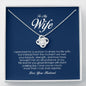 To My Wife, Love Knot Necklace