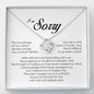 I'm Sorry Gift For Her, Love Knot Necklace