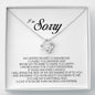 I'm Sorry Gift, Love Knot Necklace