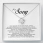 I'm Sorry Gift For Her, Love Knot Necklace
