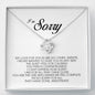 I'm Sorry Gift For Her, Love Knot Necklace