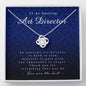 Love Knot Necklace, Art Director Gift, Thank You Gift, Appreciation Gift, Best Birthday Christmas Gift Idea