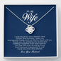 To My Wife, Love Knot Necklace