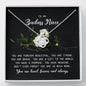 To My BadAss Niece, Love Knot Necklace