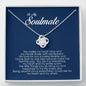 To My Soulmate, Love Knot Necklace