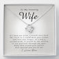Love Knot Necklace | To My Stunning Wife