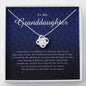Love Knot Necklace, Gift for Granddaughter from Grandma / Grandpa