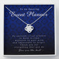 Love Knot Necklace, Event Planner Gift, Thank You Gift, Appreciation Gift, Best Birthday Christmas Gift Idea