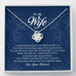 To My Wife, Love Knot Necklace