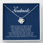 To My Soulmate, Love Knot Necklace