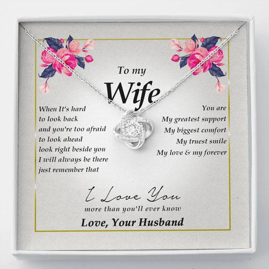 Love Knot Necklace, To My Wife